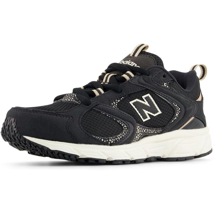 image:imageNew Balance Mens 408 V1 SneakersBlack CementBisqueFlat Taupe