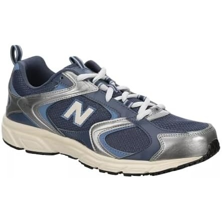 image:imageNew Balance Mens 408 V1 SneakersVintage IndigoDark Silver MetallicHeron Blue