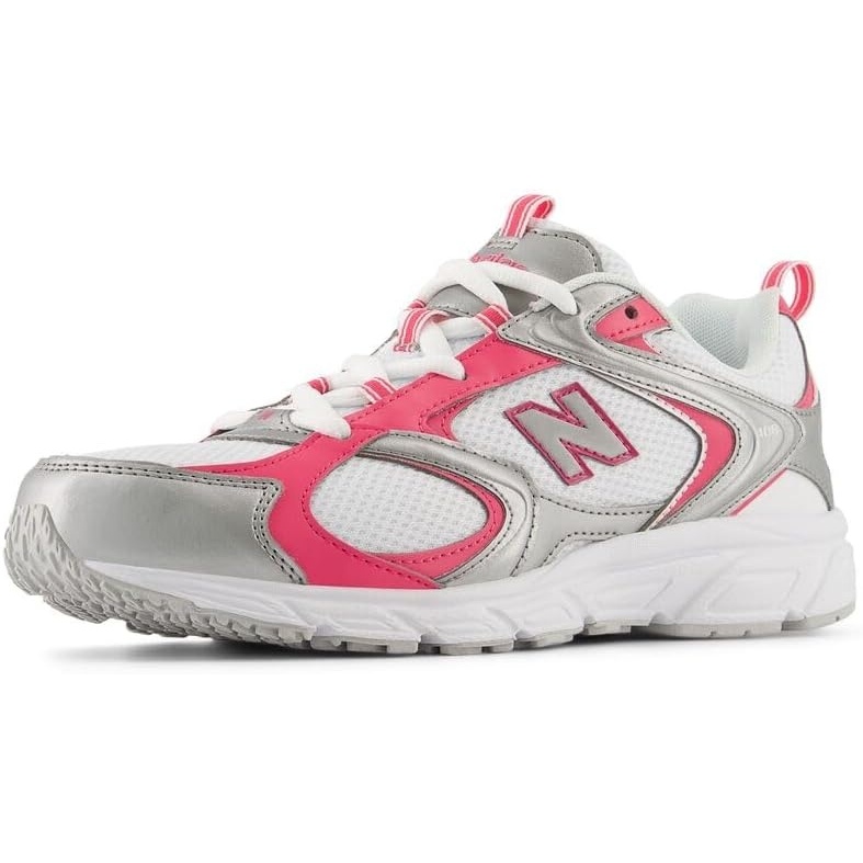 image:imageNew Balance Mens 408 V1 SneakersWhiteSilver MetallicDragon Berry