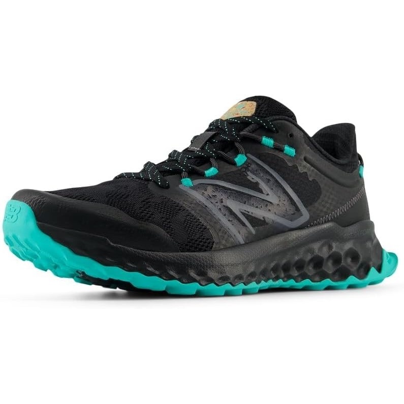 image:imageNew Balance Mens Fresh Foam Garo V1Trail Running ShoeBlackCyber JadeBlack