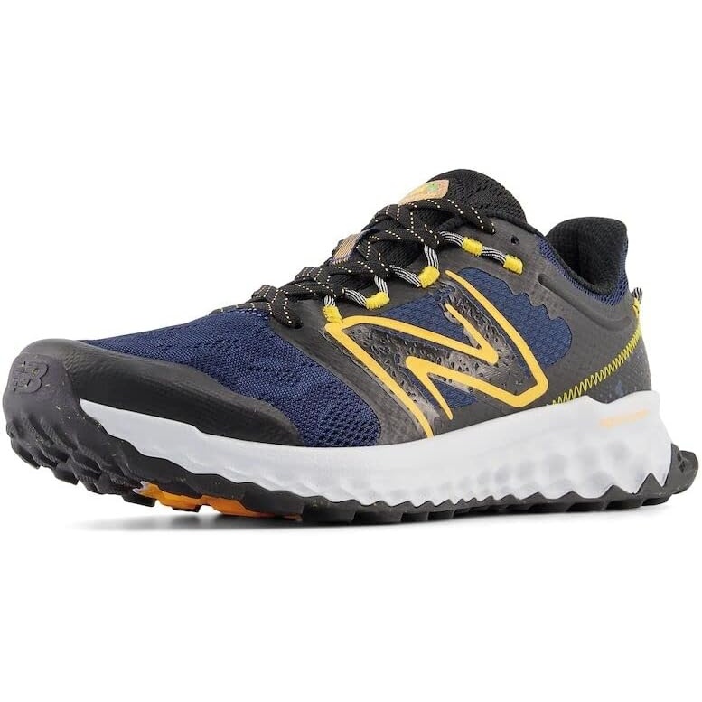 image:imageNew Balance Mens Fresh Foam Garo V1Trail Running ShoeNb NavyHot MarigoldBlack