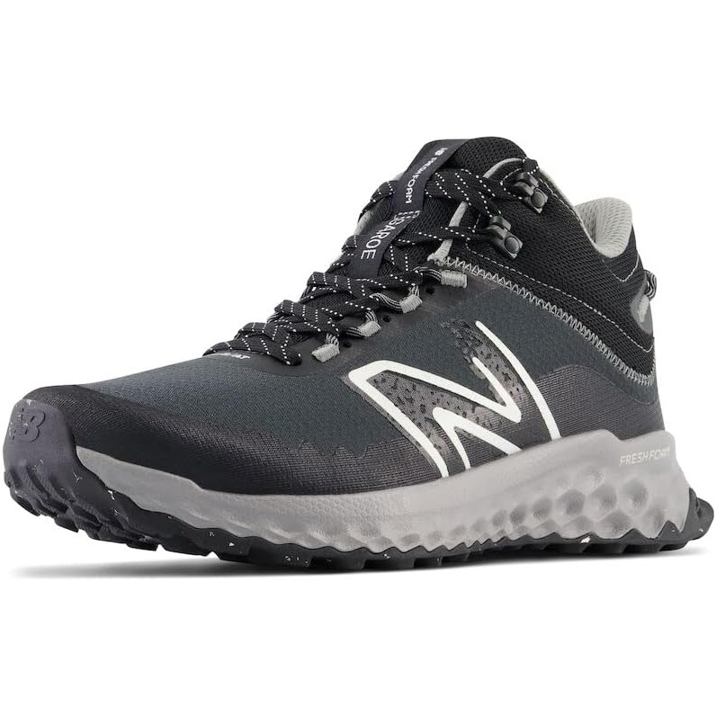 image:imageNew Balance Mens Fresh Foam Garoe Mid V1Trail Running ShoeBlacktopShadow GreySea Salt