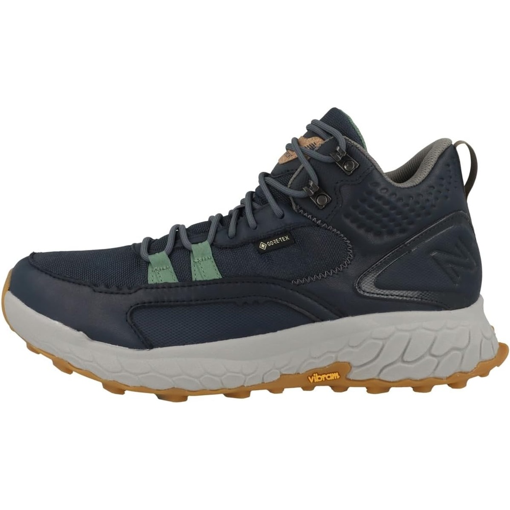image:imageNew Balance Mens Fresh Foam X Hierro V1 MidCut Trail Runners Trail Running ShoesNatural IndigoEclipseJade
