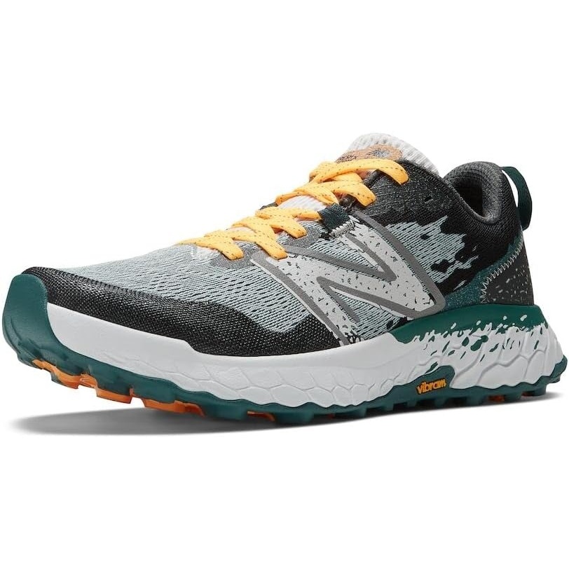 image:imageNew Balance Mens Fresh Foam X Hierro V7 ShoesConcreteVintage TealHot Marigold