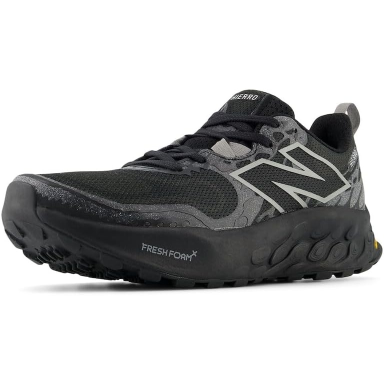 image:imageNew Balance Mens Fresh Foam X Hierro V8BlackShadow GreyBlack