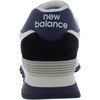 New Balance 574 Unisex Shoes(Midnight Black/Bright White-black)