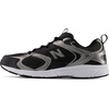 New Balance Men’s 408 V1 Sneakers(Black Cement/Dark Silver Metallic)