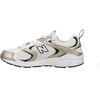 New Balance Men’s 408 V1 Sneakers(Sea Salt/White/Light Gold Metallic)