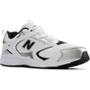 New Balance Men’s 408 V1 Sneakers(White/Black/Silver)