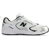 New Balance Men’s 408 V1 Sneakers(White/Black/Silver)