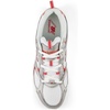 New Balance Men’s 408 V1 Sneakers(White/Silver Metallic/Mercury Red)