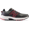 New Balance Men’s 410 V8 Trail Running Shoe(Blacktop/Neo Flame/Shadow Grey)
