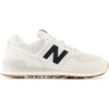 New Balance Womens 574(Off White/Black)
