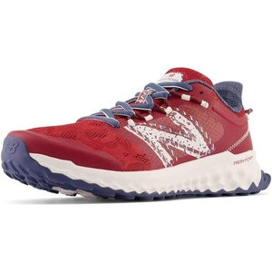 New Balance Mens Fresh Foam Garoé V1Trail Running Shoe(Crimson/Vintage Indigo/Reflection)