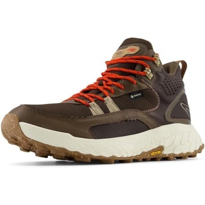 New Balance Men’s Fresh Foam X Hierro V1 Mid-Cut Trail Runners | Trail Running Shoes(Dark Mushroom/Black Coffee/Neo Flame)