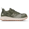 New Balance Men’s Composite Toe Safety Shoe Speedware – Slip Resistant, Puncture Resistant, Electrical Hazard(Olive/White)