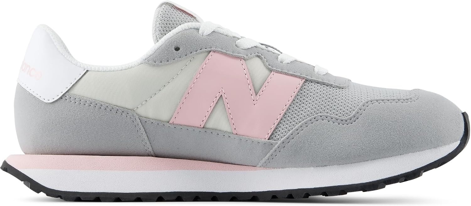 image:imageNew Balance Kids 237 Lace Sneaker Big KidRaincloudPink Chalk