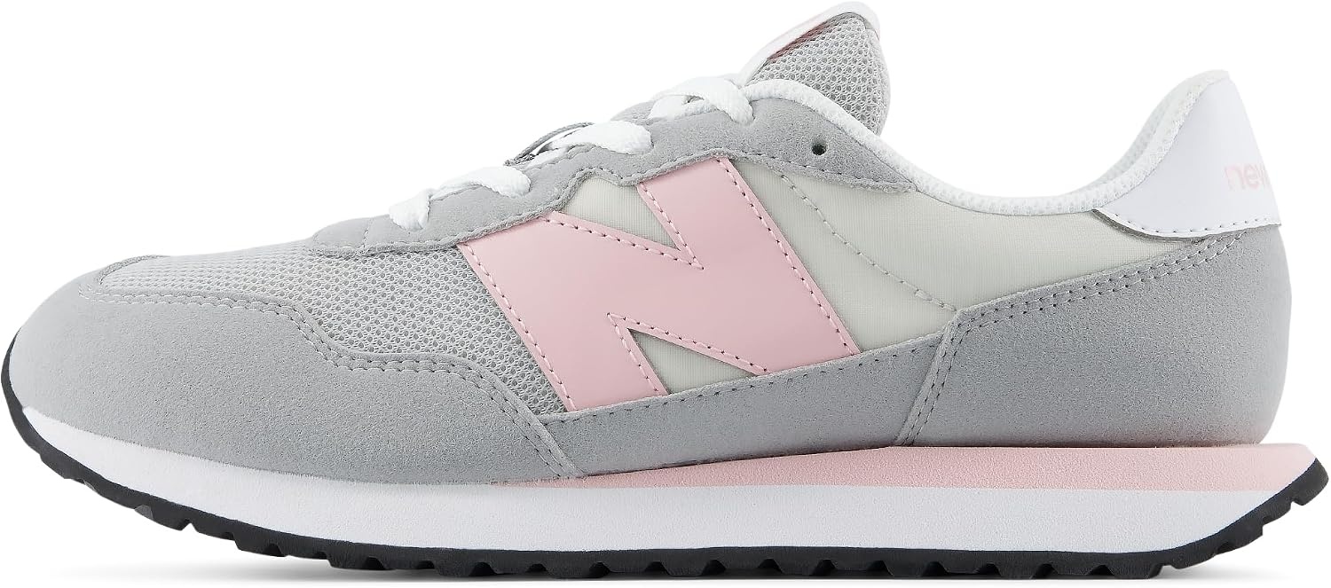 image:imageNew Balance Kids 237 Lace Sneaker Big KidRaincloudPink Chalk