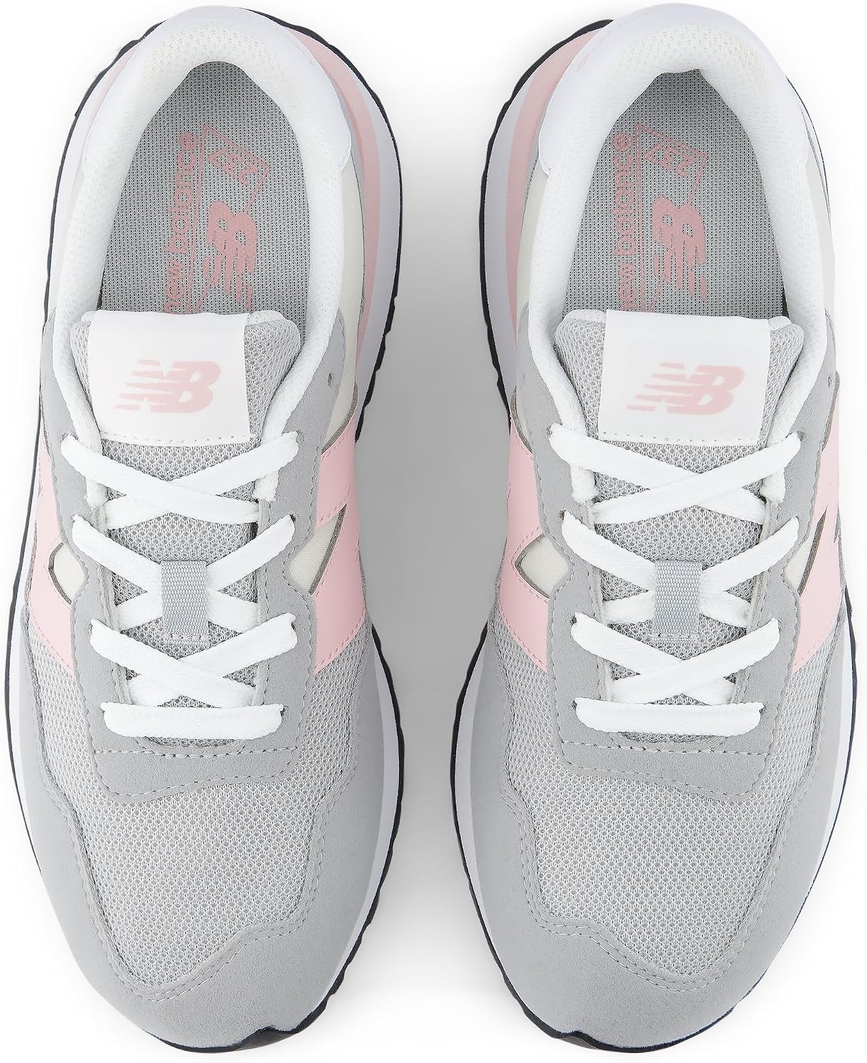 image:imageNew Balance Kids 237 Lace Sneaker Big KidRaincloudPink Chalk