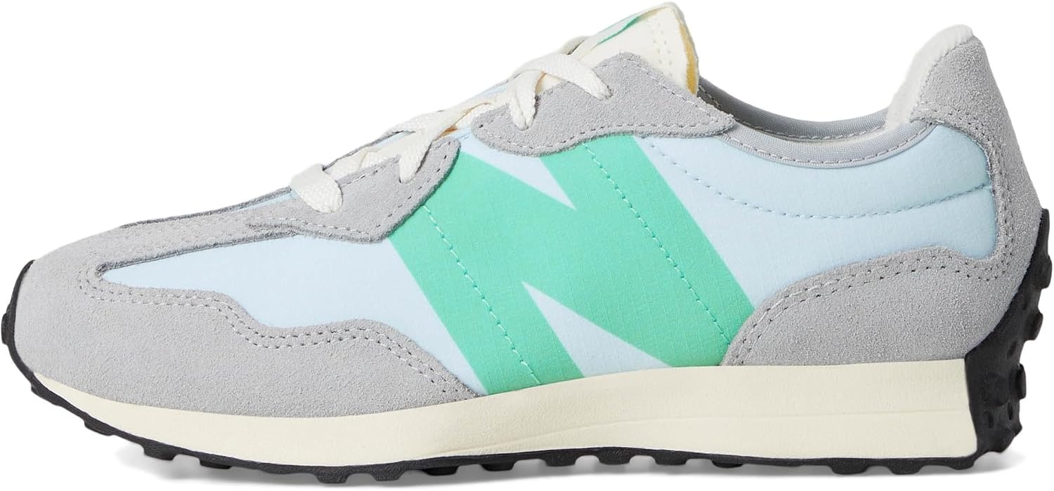 image:imageNew Balance Kids 574 Newb V2 Familiar Ground Hook and Loop SneakerAluminum GreyCyber Jade
