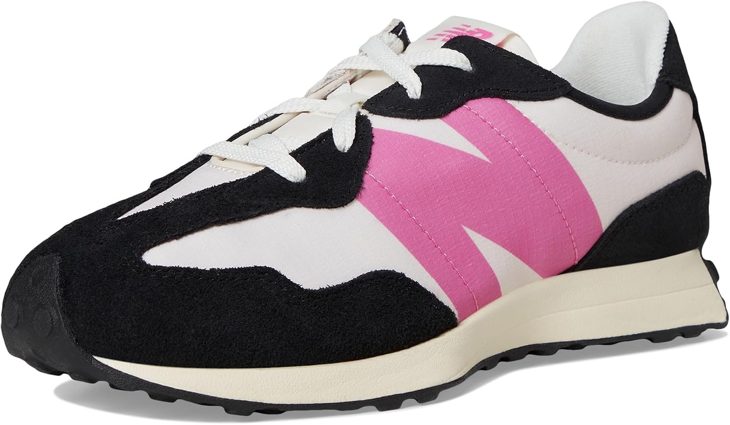 image:imageNew Balance Kids 574 Newb V2 Familiar Ground Hook and Loop SneakerBlackReal Pink