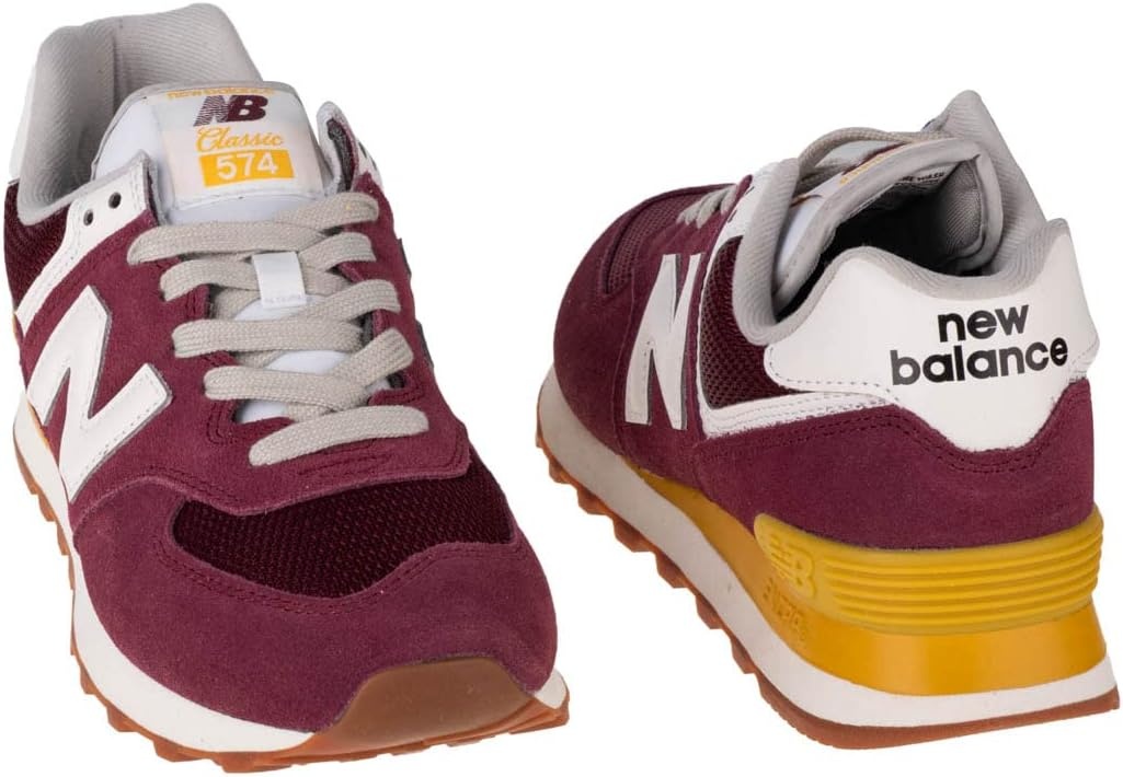 image:imageNew Balance Kids 574 Newb V2 Familiar Ground Hook and Loop SneakerBurgundy