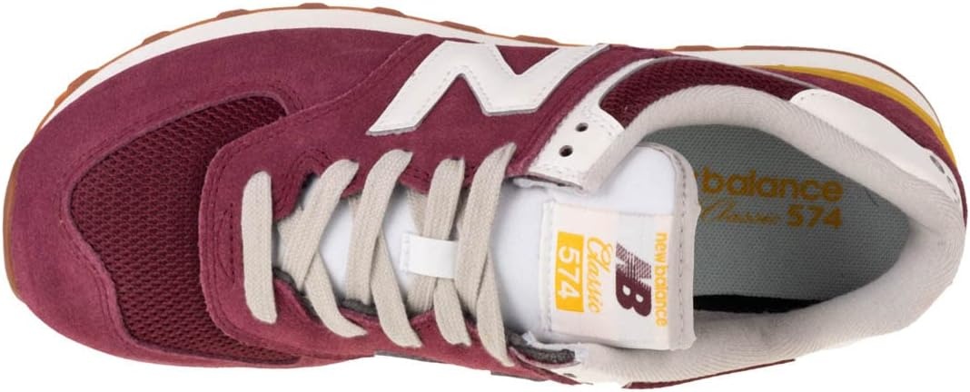 image:imageNew Balance Kids 574 Newb V2 Familiar Ground Hook and Loop SneakerBurgundy