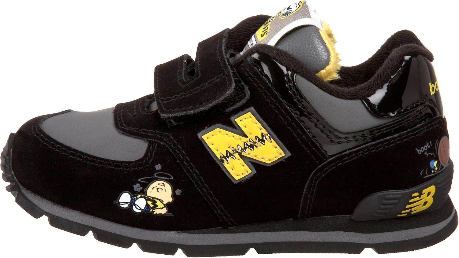 image:imageNew Balance Kids 574 Newb V2 Familiar Ground Hook and Loop SneakerCharcoal