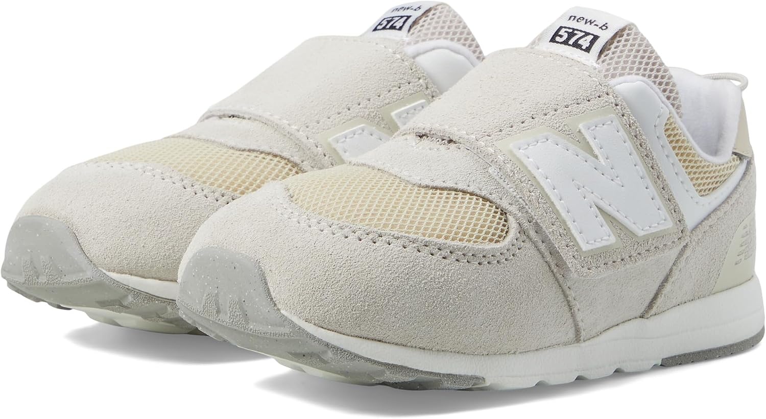 image:imageNew Balance Kids 574 Newb V2 Familiar Ground Hook and Loop SneakerMoonbeamBone
