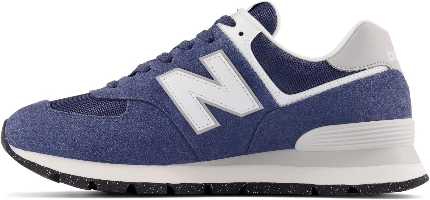 image:imageNew Balance Kids 574 Newb V2 Familiar Ground Hook and Loop SneakerNavyWhite