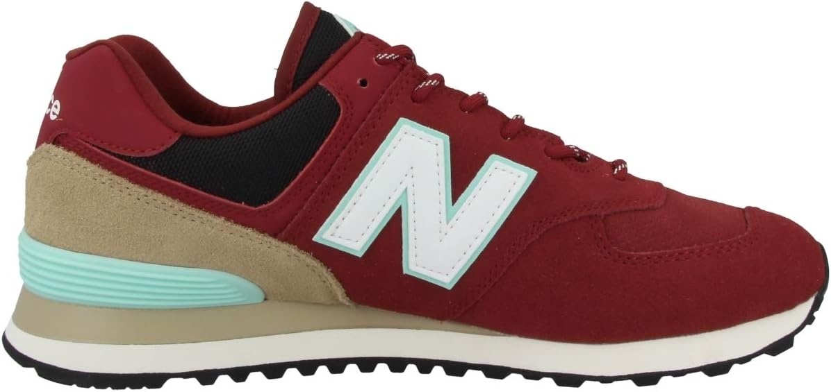 image:imageNew Balance Kids 574 Newb V2 Familiar Ground Hook and Loop SneakerNb ScarletLight Reef