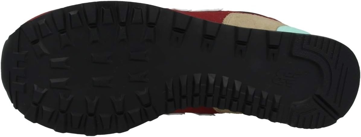 image:imageNew Balance Kids 574 Newb V2 Familiar Ground Hook and Loop SneakerNb ScarletLight Reef