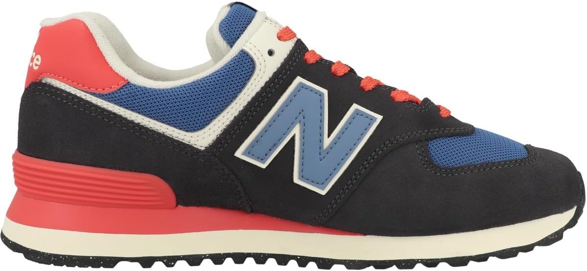 image:imageNew Balance Kids 574 Newb V2 Familiar Ground Hook and Loop SneakerPhantomBlue AgateBlast Red