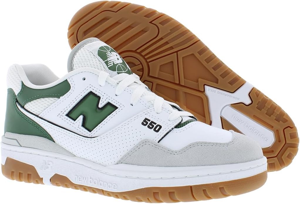 image:imageNew Balance Kids 574 Newb V2 Familiar Ground Hook and Loop SneakerPure WhiteGreenWhite