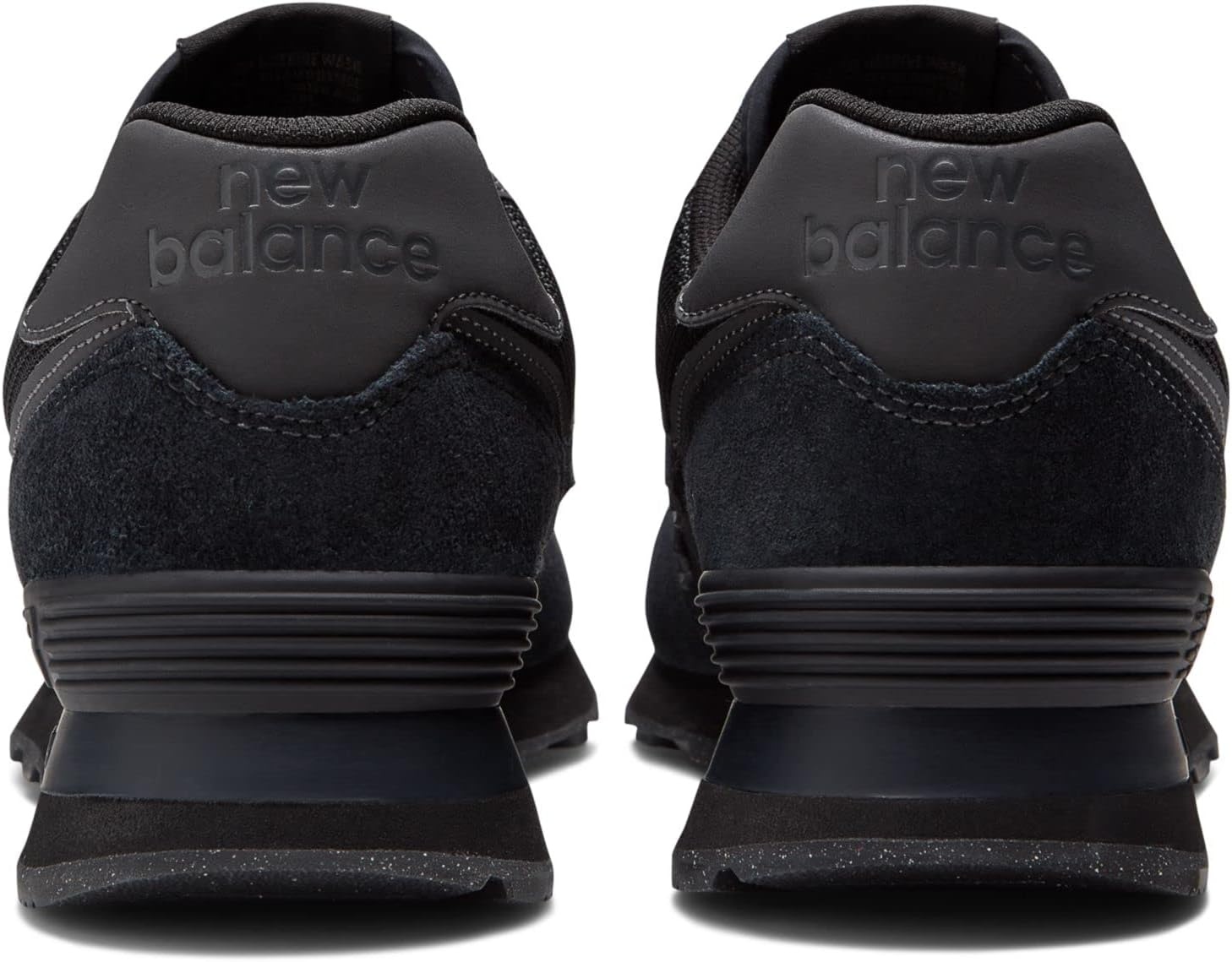 image:imageNew Balance Kids 574 Newb V2 Familiar Ground Hook and Loop SneakerTriple Black Eve Dark