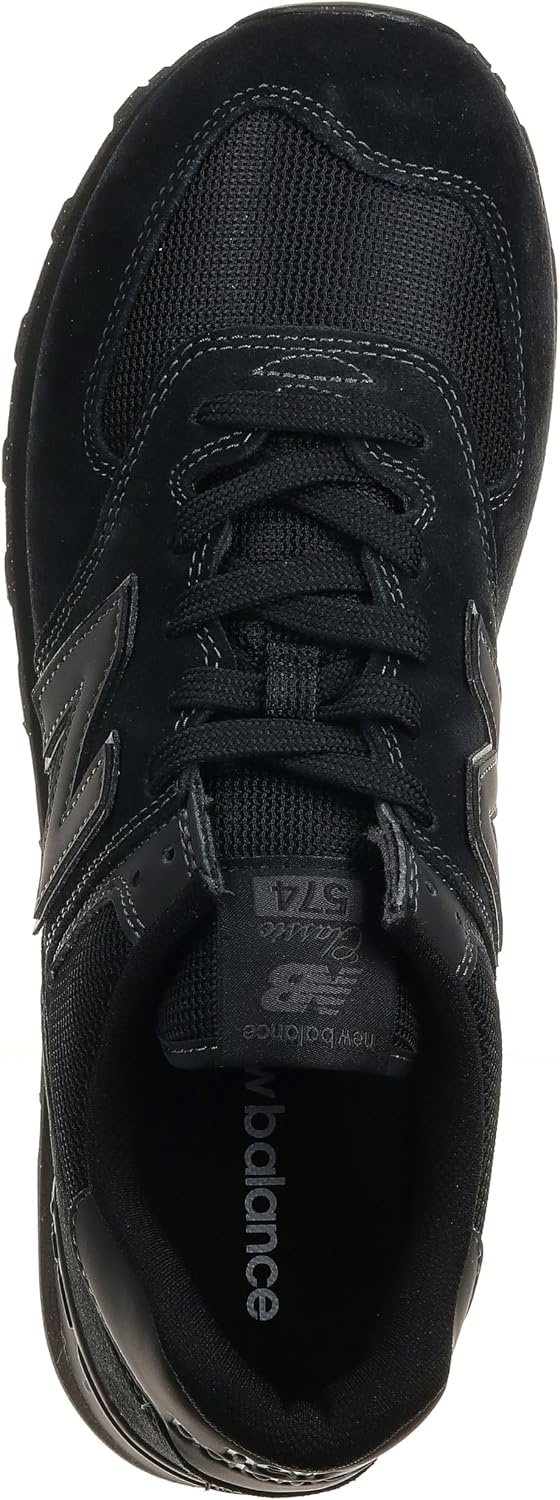 image:imageNew Balance Kids 574 Newb V2 Familiar Ground Hook and Loop SneakerTriple Black Eve Dark