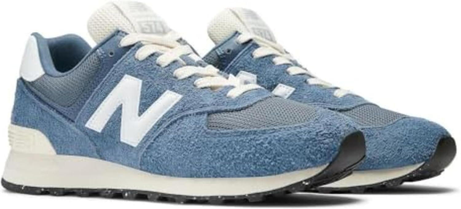 image:imageNew Balance Kids 574 Newb V2 Familiar Ground Hook and Loop SneakerVintage IndigoWhiteAngora