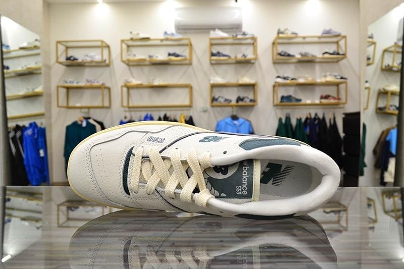 image:imageNew Balance Kids 574 Newb V2 Familiar Ground Hook and Loop SneakerWhite Blue Green