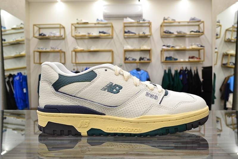 image:imageNew Balance Kids 574 Newb V2 Familiar Ground Hook and Loop SneakerWhite Blue Green