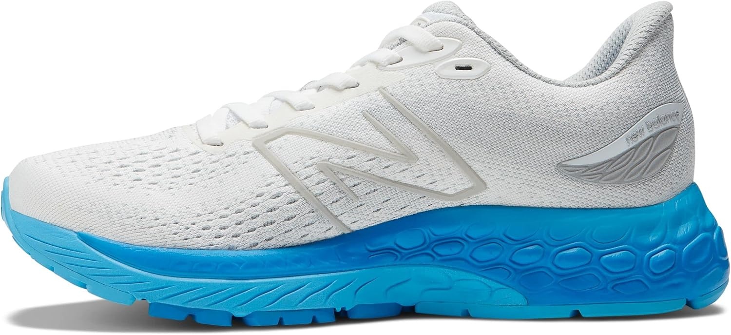 image:imageNew Balance Kids 574 Newb V2 Familiar Ground Hook and Loop SneakerWhiteVibrant SkySerene Blue
