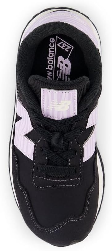 image:imageNew Balance Kids Kids 237 Bungee Lace SneakerBlackLilac Glo
