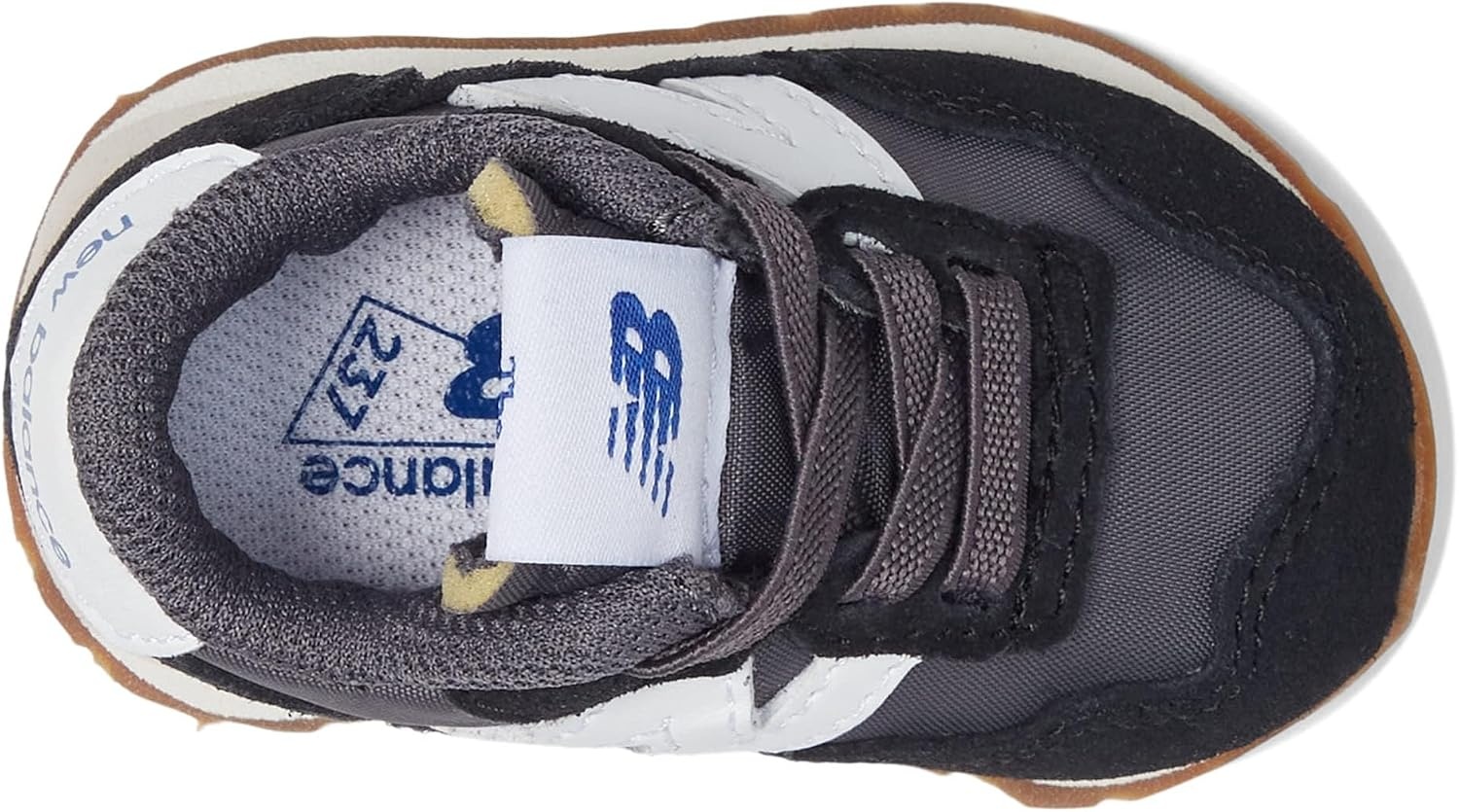 image:imageNew Balance Kids Kids 237 Bungee Lace SneakerBlackMoonbeam