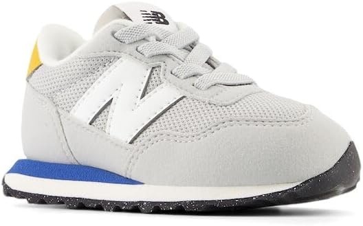 image:imageNew Balance Kids Kids 237 Bungee Lace SneakerBrighton GreyBlue Agate