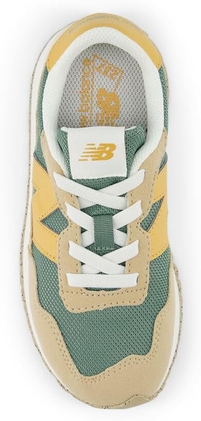 image:imageNew Balance Kids Kids 237 Bungee Lace SneakerDark JuniperDried Apricot