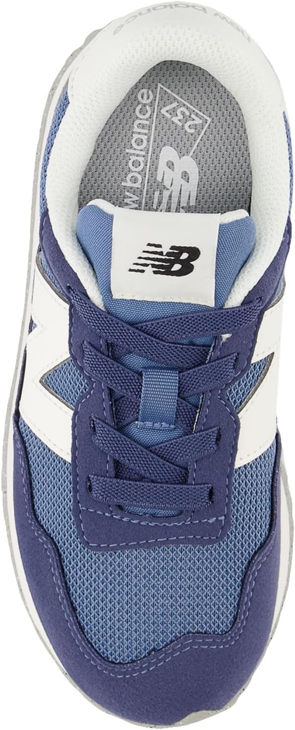 image:imageNew Balance Kids Kids 237 Bungee Lace SneakerHeron BlueVintage Indigo 1