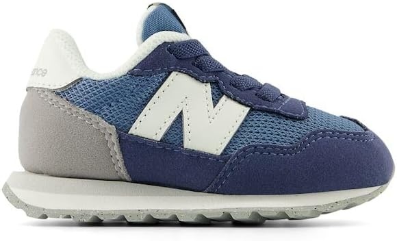 image:imageNew Balance Kids Kids 237 Bungee Lace SneakerHeron BlueVintage Indigo