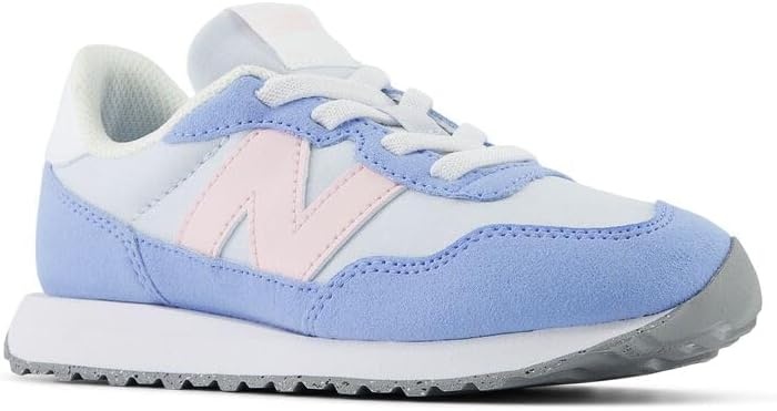 image:imageNew Balance Kids Kids 237 Bungee Lace SneakerIce BlueRose Sugar