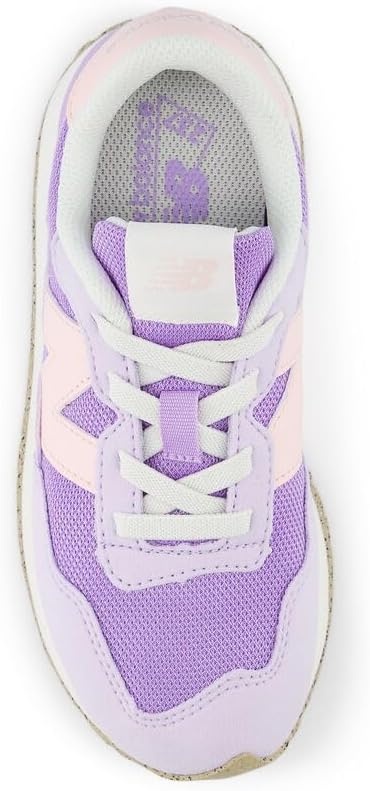 image:imageNew Balance Kids Kids 237 Bungee Lace SneakerLilac GloShell Pink