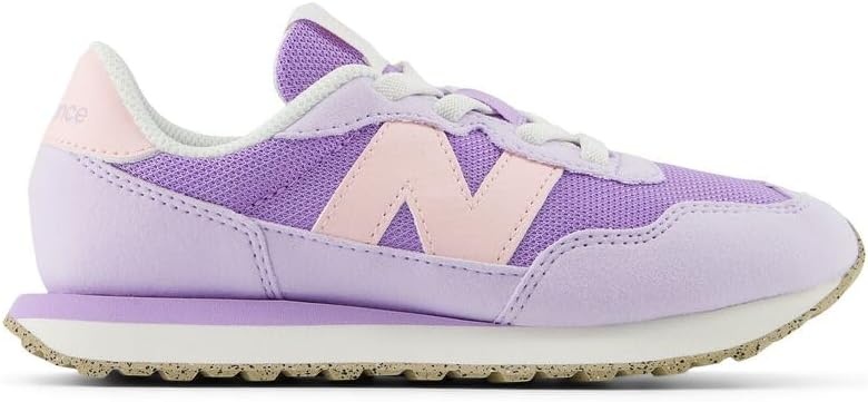 image:imageNew Balance Kids Kids 237 Bungee Lace SneakerLilac GloShell Pink