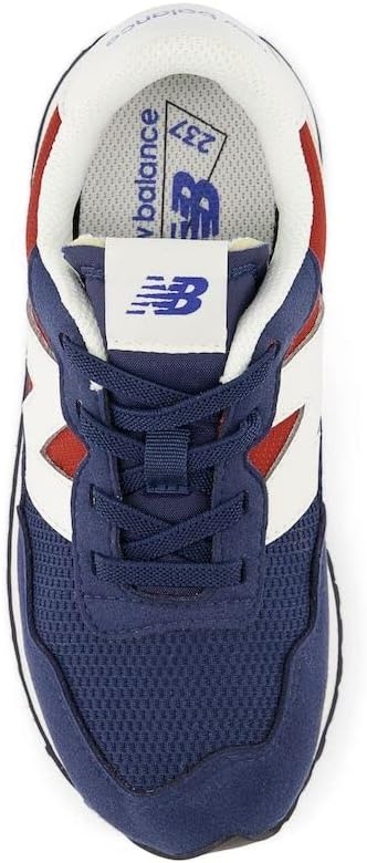 image:imageNew Balance Kids Kids 237 Bungee Lace SneakerNb NavyBrick RedWhite